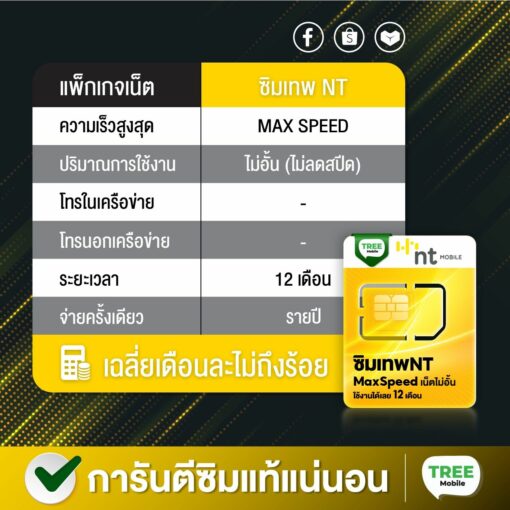 ซิมเน็ตรายปี NT 3 - tree